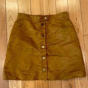 H&M Suede Skirt